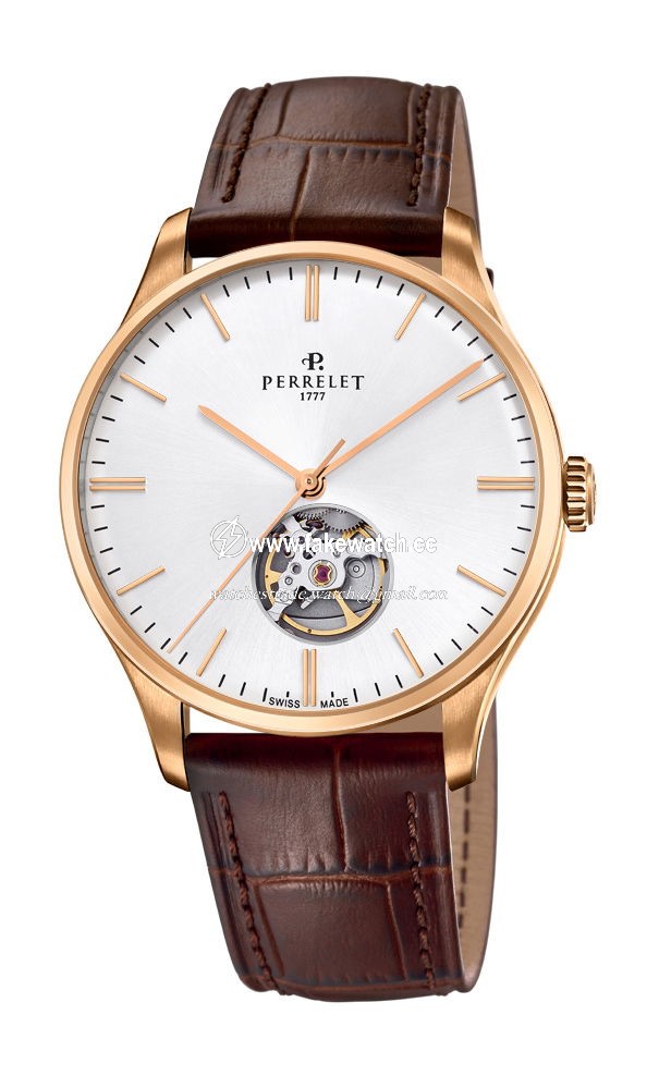 Perrelet Weekend Open Heart Silver A1303/1